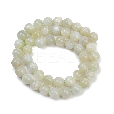 Natural Green Moonstone Beads Strands LS-G-NH0060-A01-02-1