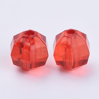 Transparent Acrylic Beads TACR-Q256-6mm-V12-1