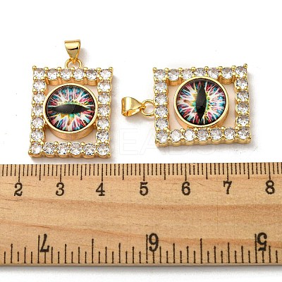 Real 18K Gold Plated Brass Pendants KK-L209-006G-07-1