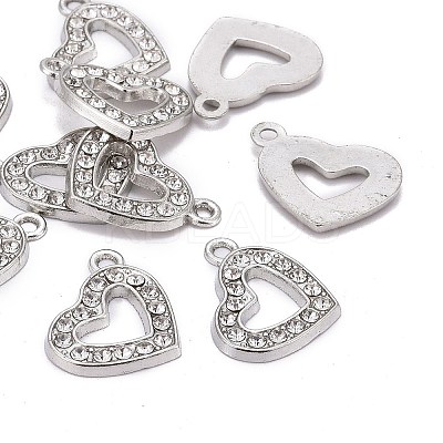 Valentine Day Ideas Alloy Rhinestone Pendants LS-X-RSB210-2-1