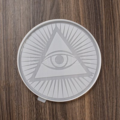 Eye of Providence/All-seeing Eye DIY Silicone Statue Mold AJEW-D052-02-1