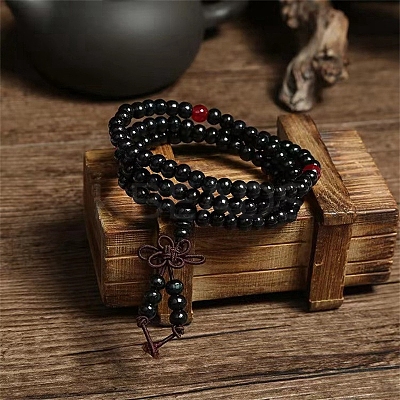 108 Beads Prayer Mala Bracelet LS-PW-WG98399-09-1