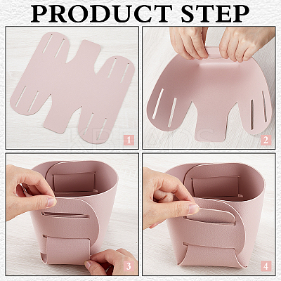 2Pcs PU Leather Jewelry Plate AJEW-CN0002-74C-1