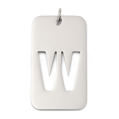 304 Stainless Steel Pendants STAS-M115-01P-W-1