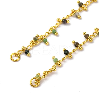 Brass Cable Chain Necklace Making KK-K337-12G-1
