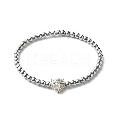 Reiki Crystal Natural Chalcedony Imitation Aquamarine Stretch Bracelets Set for Men Women BJEW-JB06806-01-1