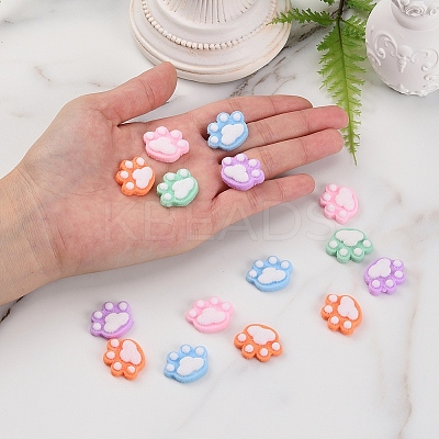 Opaque Flatback Resin Cabochons Accessories RESI-CJ0001-127-1