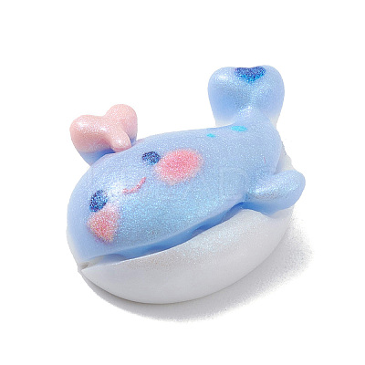Ocean Theme Opaque Resin Sea Animal Cabochons RESI-D071-01E-1