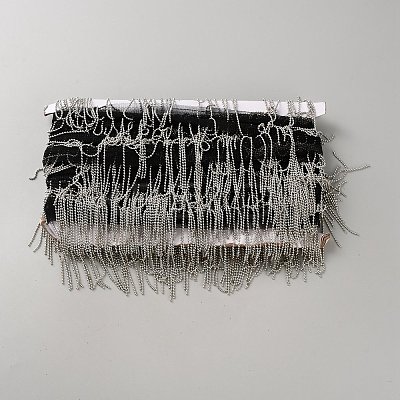 Gauze Iron Tassel Lace Edge Trim Ribbon OCOR-WH0101-115A-1