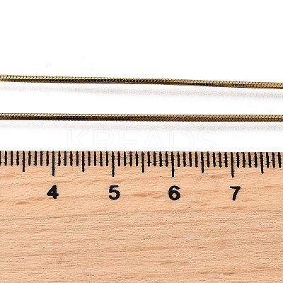 1.2MM 304 Stainless Steel Snake Chain Necklaces for Women Men STAS-V011-04B-G-1