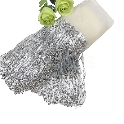 10 Yard Polyester Tassel Ribbon OCOR-WH0080-90C-1-1