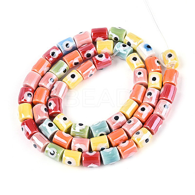 Handmade Porcelain Bead Strands PORC-N011-06-1