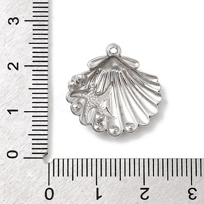 304 Stainless Steel Pendants STAS-A126-03E-GP-1