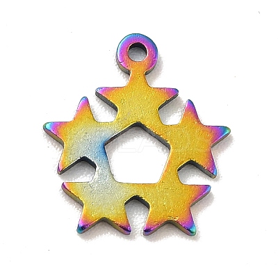 Ion Plating(IP) 201 Stainless Steel Pendants STAS-A066-10M-1