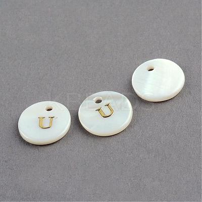 Freshwater Shell Pendants SSHEL-S249-U-1