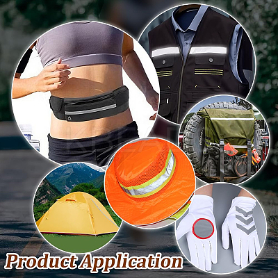 50M Reflective Polyester Ribbons OCOR-WH0070-306E-1