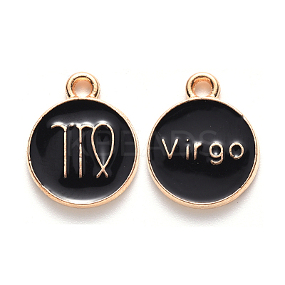 Alloy Enamel Pendants ENAM-SZ0001-28C-B-1