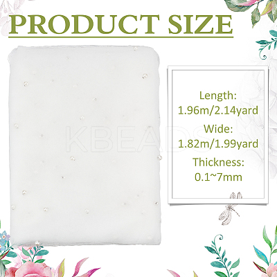Organza Mesh Flower Bouquets Wrapping Paper OCOR-WH0092-34A-1