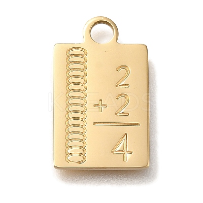 PVD Vacuum Plating 304 Stainless Steel Pendants STAS-P371-080G-1