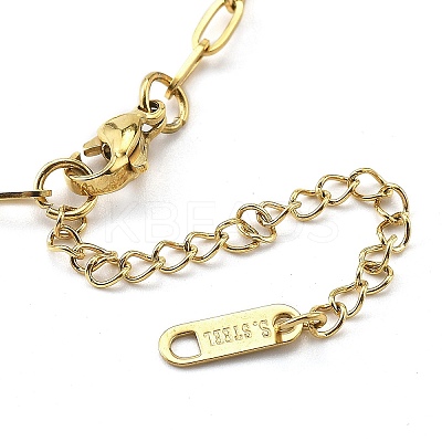 304 Stainless Steel Bracelets BJEW-R003-03G-01-1