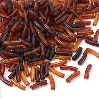200Pcs Transparent Acrylic Beads MACR-TA0002-61-1