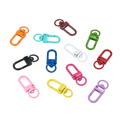 Metal Swivel Clasps PALLOY-CJ0001-46-1
