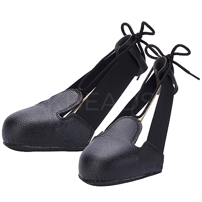 Cowhide Leather Shoes Cover AJEW-WH20121-07-1