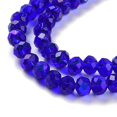 Electroplate Glass Beads Strands EGLA-A034-T3mm-L16-1