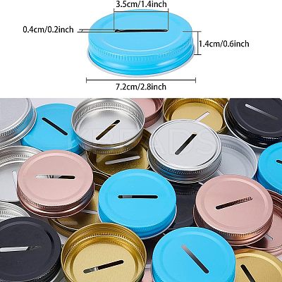 Tinplate Coin Slot Bank Lids FIND-FG0001-06-1