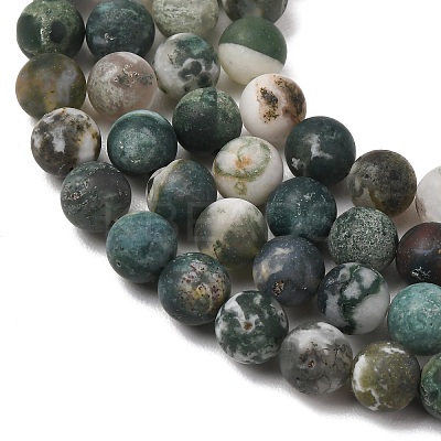 Natural Tree Agate Beads Strands G-T106-038-1