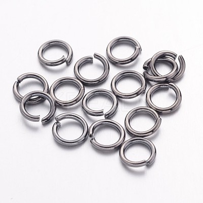 Brass Open Jump Rings JRC6MM-B-1