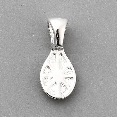 925 Sterling Silver Pinch Bails STER-WH20009-10-1