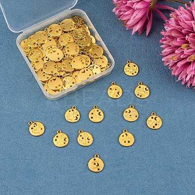 84 Pieces Zodiac Sign Charm Pendants 12 Constellation Charm Pendant Alloy Charm for Jewelry Necklace Earring Making Crafts JX557B-1