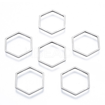 Non-Tarnish 201 Stainless Steel Linking Rings STAS-N090-T13-1-1