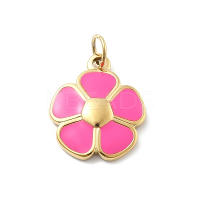 304 Stainless Steel Enamel Pendants STAS-L283-39G-1