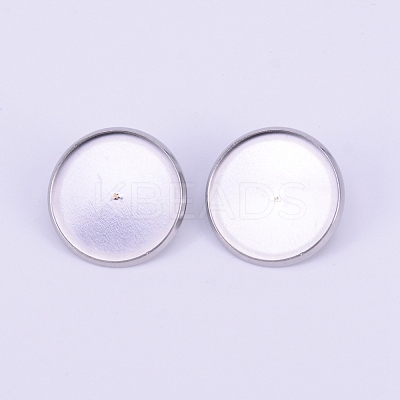 316 Surgical Stainless Steel Brooch Findings STAS-WH0016-07P-1
