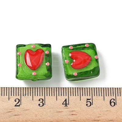 Handmade Lampwork Enamel Beads LAMP-G147-02-1