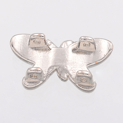 Alloy Rhinestone Multi-Strand Links X-ALRI-H044-1