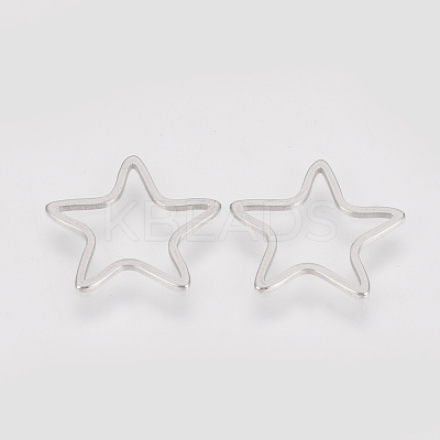 Tarnish Resistant 304 Stainless Steel Linking Ring STAS-S079-15B-1