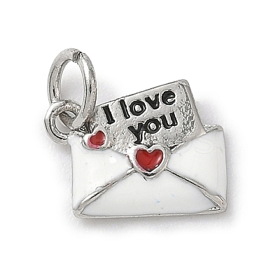 Brass Enamel Charms KK-A273-08P-01-1