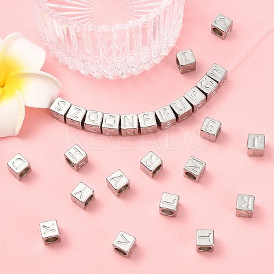26Pcs 26 Style 304 Stainless Steel European Beads STAS-CJ0002-81-1
