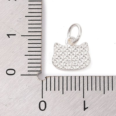 Cat Shape 925 Sterling Silver Charms LS-STER-F056-03S-01-1