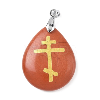 Natural Mixed Gemstone Pendants G-F786-09C-1