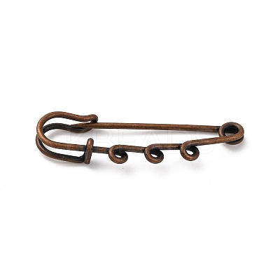 Iron Brooch Findings KK-Q491-R-1