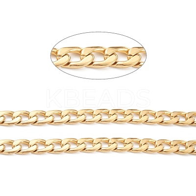 PVD Vacuum Plating 304 Stainless Steel Cuban Link Chains STAS-B020-07G-1
