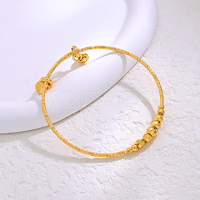 Adjustable Brass Charm Bangles for Women YV3092-1