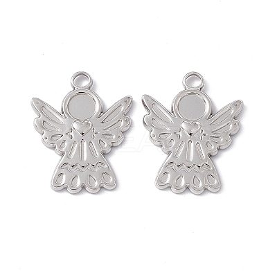 Non-Tarnish 304 Stainless Steel Pendants STAS-K242-09P-1