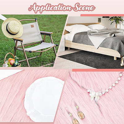 Square Acrylic Fibers Carpet Mat AJEW-CN0006-20-1