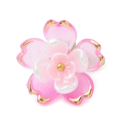 Transparent Acrylic Pendants PALLOY-MZ00822-1