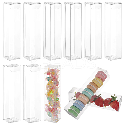16Pcs Rectangle Foldable Transparent PVC Boxes CON-BC0007-44B-1